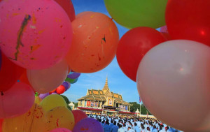 King Norodom Sihamoni's coronation took place on October 29th 2004
