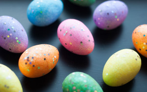 The first chocolate Easter eggs were produced in 1873 by Fry's in England.
