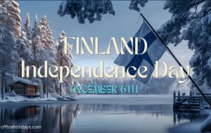Finnish Independence Day celebrates Finland's declaration of independence from the Russian Empire in 1917