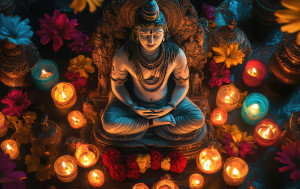 According to Hindu mythology, Shivaratri symbolizes the wedding day of Lord Shiva.