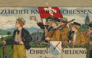 Zurich only. Knabenschiessen is a traditional shooting competition for teenagers