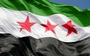 Commemorates the 2011 uprising. On March 18th 2011, Syrian security forces fired on protestors killing at least three people.