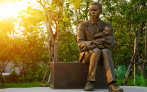 The father of King Bhumibol is regarded as the father of modern medicine in Thailand.